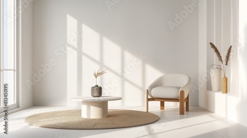 the essence of minimalism in interior design  featuring clean lines  neutral tones  and uncluttered spaces  