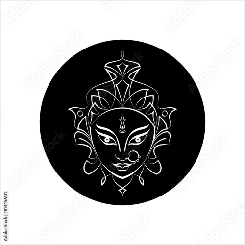 Durga Goddess Of Power  Divine Mother Of The Universe Design