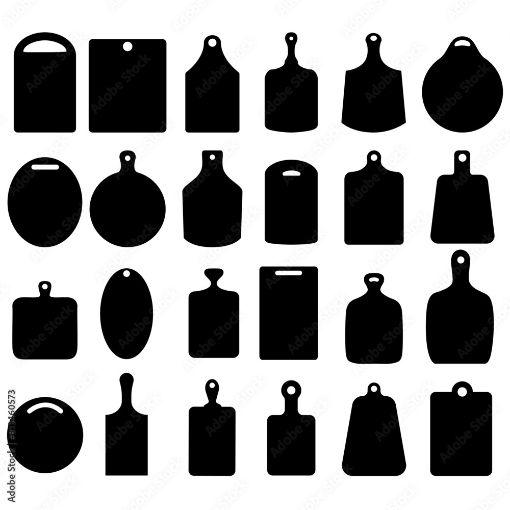 Cutting Board icon vector set. Kitchen illustration sign collection. Food symbol or logo. Cutting Board icon vector set. Kitchen illustration sign collection. Food symbol or logo.