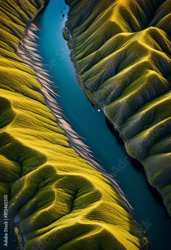 aerial views natural rivers mountains abstract  patterns  nature  landscapes  earth  topography  terrain  environment  abstracted  scenery  landforms  shot  surface