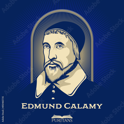 Great Puritans. Edmund Calamy (1600-1666) was an English Presbyterian church leader and divine. photo