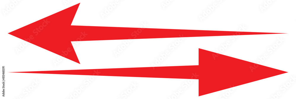 Long arrows icon set. Vector set of trendy long arrows left and right in flat style. Black arrows vector illustration. Icons isolated. Straight long right vector arrow icon. Replaceable vector design Long arrows icon set. Vector set of trendy long arrows left and right in flat style. Black arrows vector illustration. Icons isolated. Straight long right vector arrow icon. Replaceable vector design