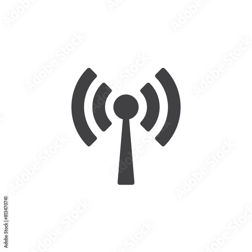 Mobile Hotspot Signal vector icon