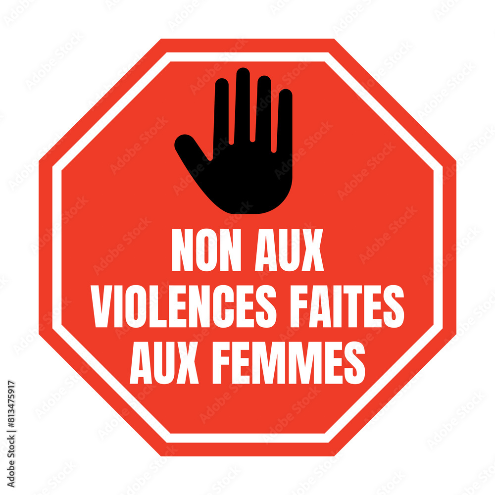 Symbole non aux violences faites aux femmes Symbole non aux violences faites aux femmes