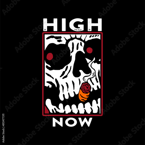 Graphic Tees and Streetwear with Skull Art Urban Fashion with Personality