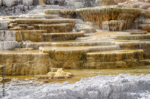 Mammoth Hot Springs at Yellowstone National Park