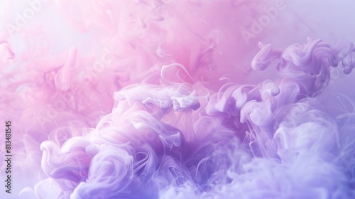 Pastel Purple Paradise: an abstract background concept filled with soft purple tones for the 2025 New Year celebration. 