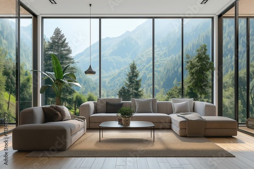 a living room full of sofas (소파가 많은 거실)
