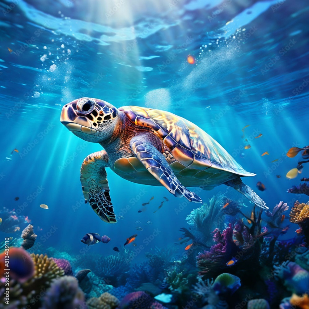 Obraz premium An underwater scene