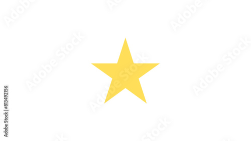 Gold Star or favorite flat icon for apps and websites I Yellow Star Icon PNG photo