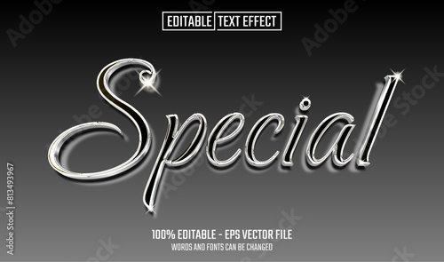 special editable text effect