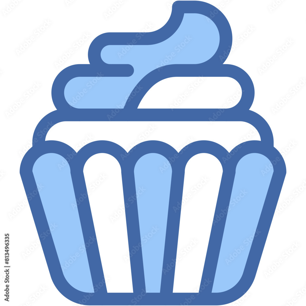 Vector Icon cupcake, baked, dessert, muffin, sweet Vector Icon cupcake, baked, dessert, muffin, sweet