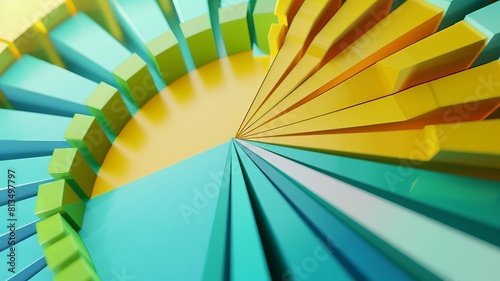 3d rendering of a colorful spiralgurahuno3Drendaringu