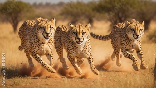 group of cheetah