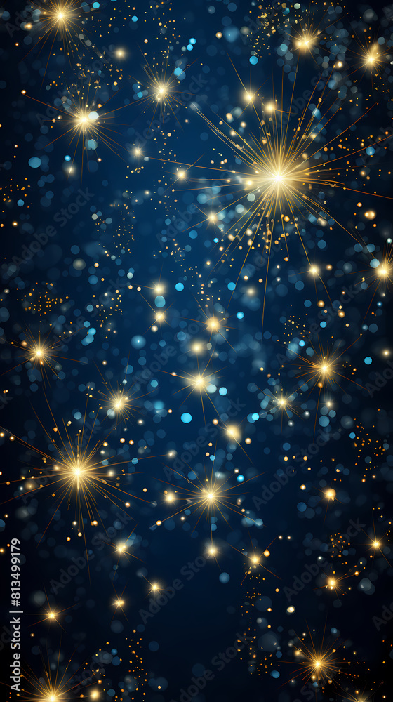Abstract golden glitter particles Abstract golden glitter particles