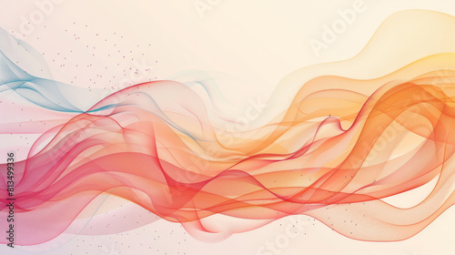 multicolored fog wave background