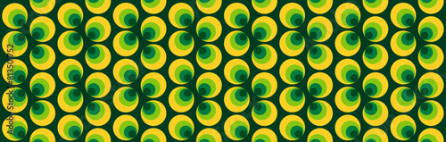 Geometric vintage wallpaper