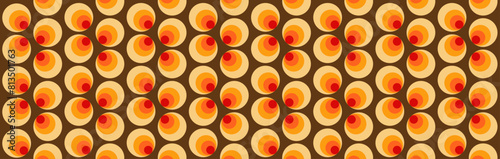 Geometric vintage wallpaper