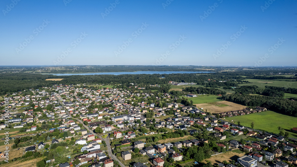 Tarnowskie góry - słoneczna Panorama - jezioro świerklaniec / chechło nakło - śląk