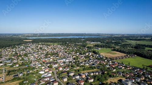 Obraz na płótnie Tarnowskie góry - słoneczna Panorama - jezioro świerklaniec / chechło nakło - śląk w salonie