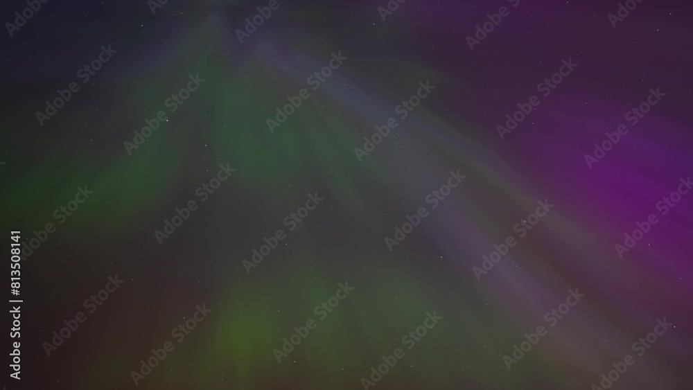 Northern Aurora Lights Dancing And Disappearing With Stars Timelapse Video Northern Aurora Lights Dancing And Disappearing With Stars Timelapse Video