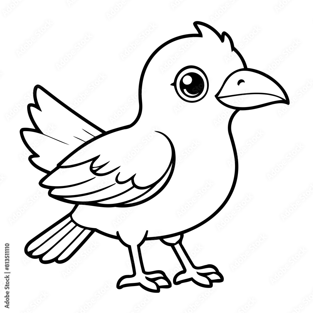 Simple vector illustration of Prehistoric drawing for toddlers colouring page Simple vector illustration of Prehistoric drawing for toddlers colouring page