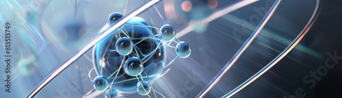 A striking portrait of a sodium atom displaying its unique electron configuration