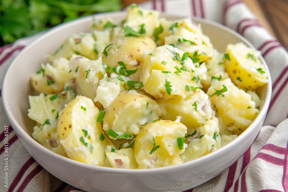 A creamy and satisfying side dish made with tender potatoes A creamy and satisfying side dish made with tender potatoes
