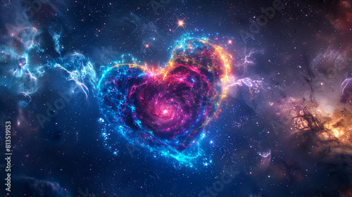 Cosmic Valentine: The Heart Nebula photo
