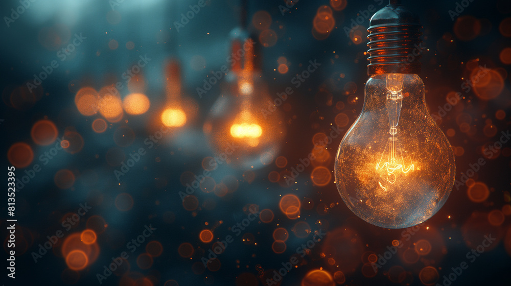 A visually elaborate image showcasing a maze of interconnected light bulbs suspended in a vast dark space, each representing a different aspect of innovation and progress, forming A visually elaborate image showcasing a maze of interconnected light bulbs suspended in a vast dark space, each representing a different aspect of innovation and progress, forming