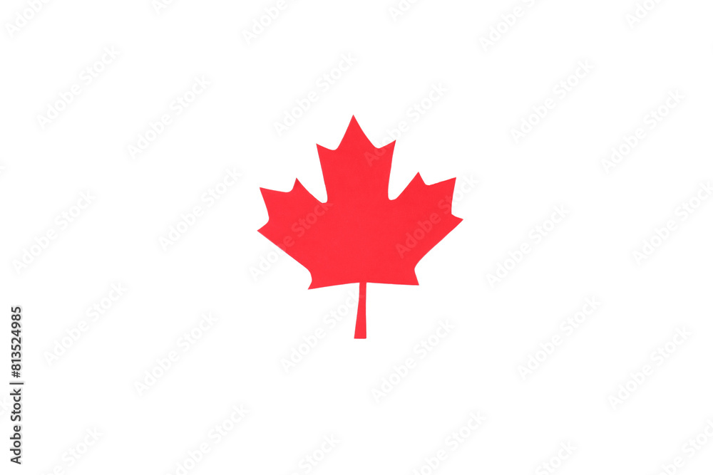 PNG, Maple leaf, isolated on white background PNG, Maple leaf, isolated on white background