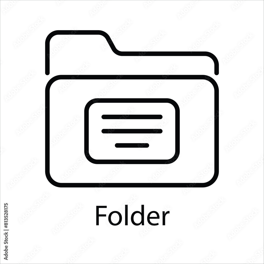 Folder Vector icon Folder Vector icon