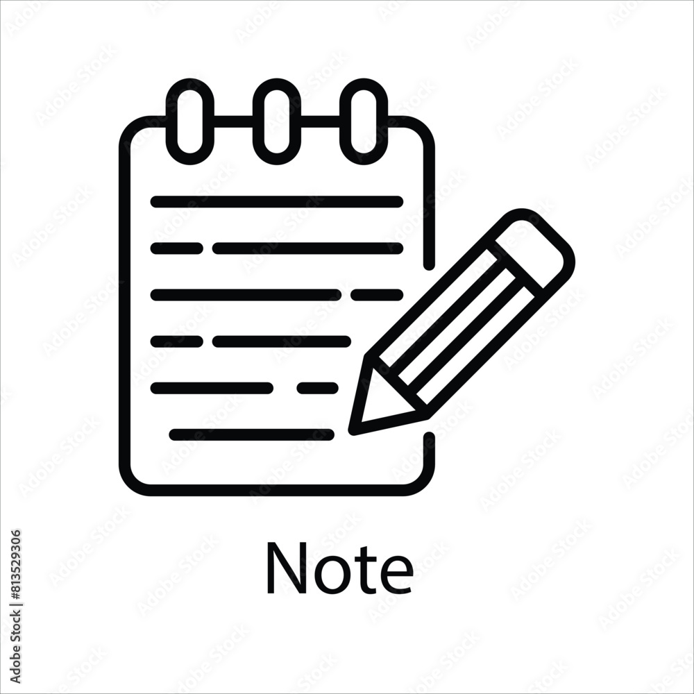 Note Vector icon Note Vector icon