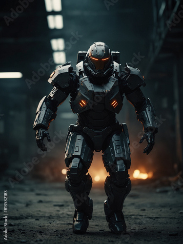 Futuristic Cyborg Warriors, Sci-Fi Military Armored Army
