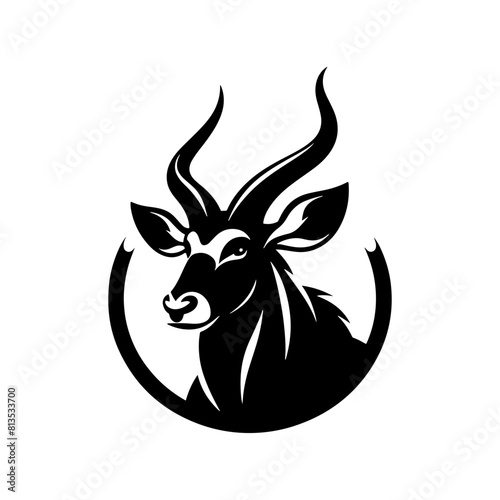 Minimalist Bongo Silhouette- Captured in Vibrant Vector Artistry- Illustration of Bongo- Vector Of Bongo.