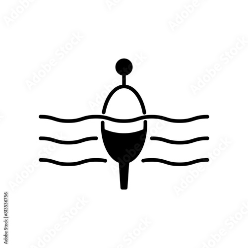 Bait icon. black fill icon