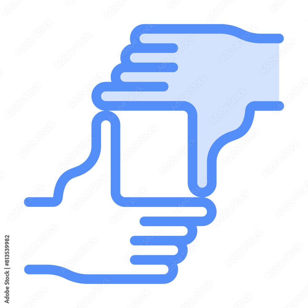 Gesture Icon With Lineal Color Style Gesture Icon With Lineal Color Style