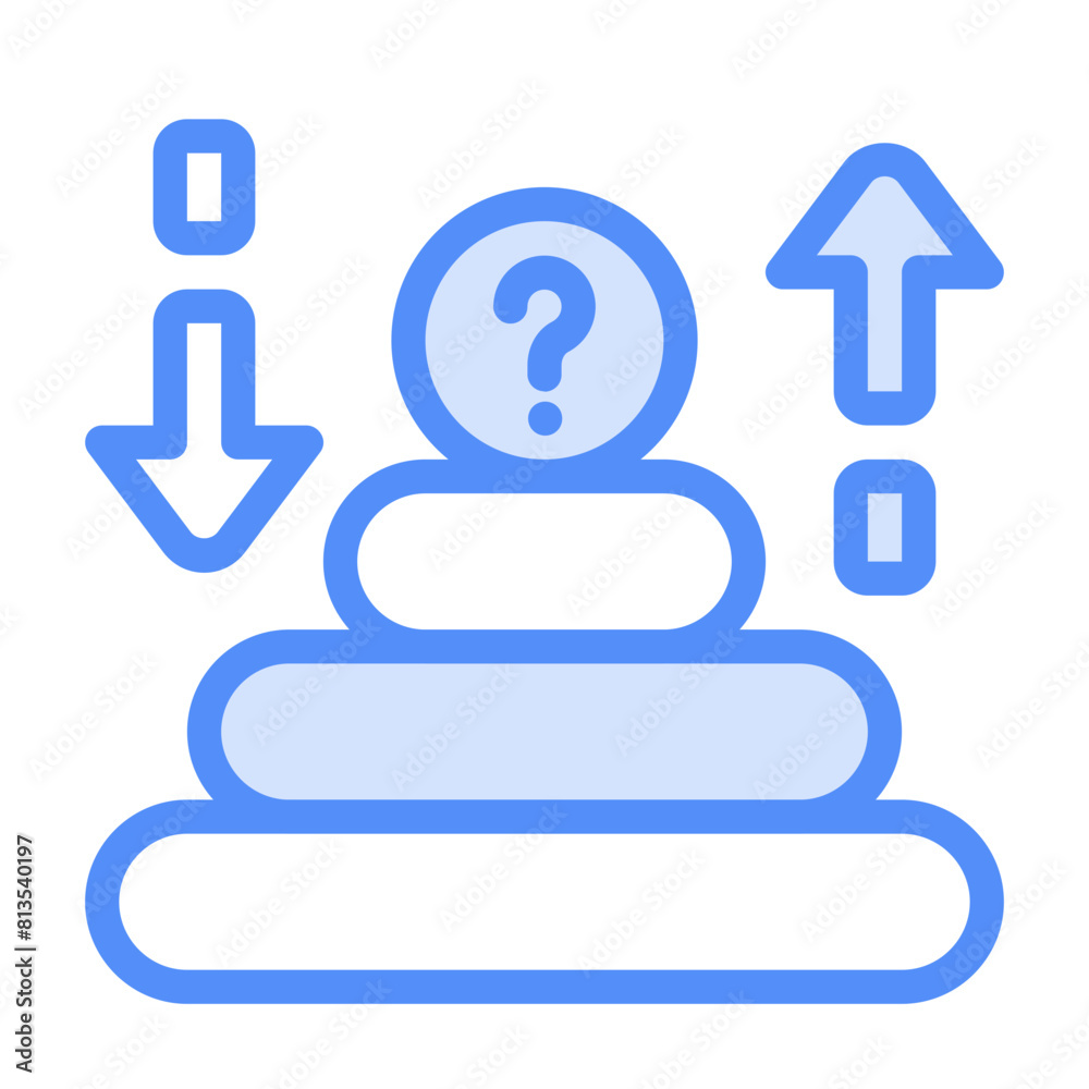 Interest Icon With Lineal Color Style Interest Icon With Lineal Color Style