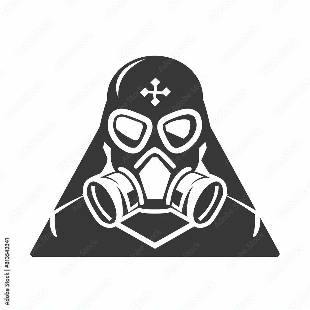Logo depicting a firefighter or a CBRN defense worker Logo depicting a firefighter or a CBRN defense worker