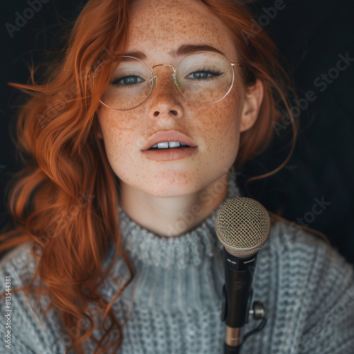 Singing woman