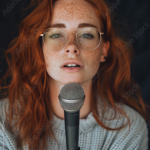 Singing woman