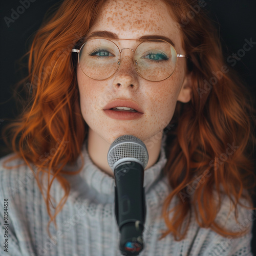 Singing woman
