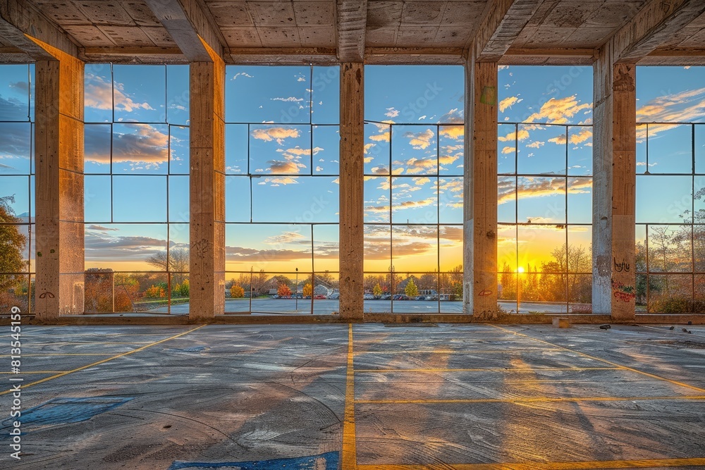 Obraz premium area the factory building professional photography