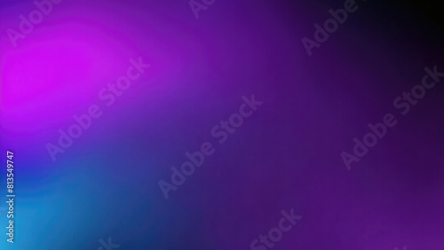 Black magenta blue purple abstract color gradient background grainy texture