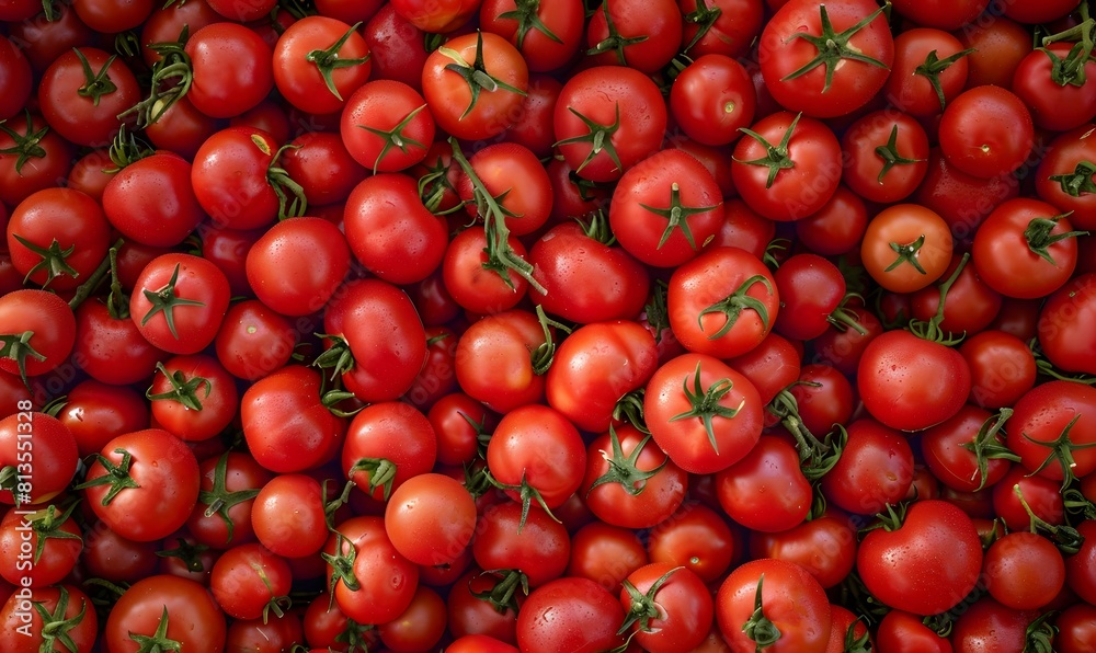 fresh ripe red tomatoes , Generative AI fresh ripe red tomatoes , Generative AI