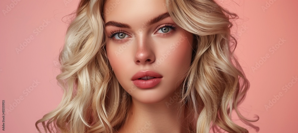 Image of a model using skin care products Image of a model using skin care products