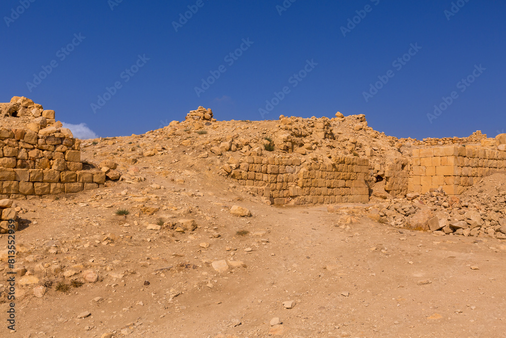 Ruins of crusaders Shobak Castle, Jordan Ruins of crusaders Shobak Castle, Jordan