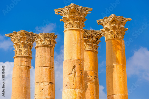Jerash, Jordan Temple of Artemis columns photo