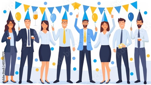 Design an infographic showcasing the benefits of office parties for boosting employee morale and promoting a successful business culture