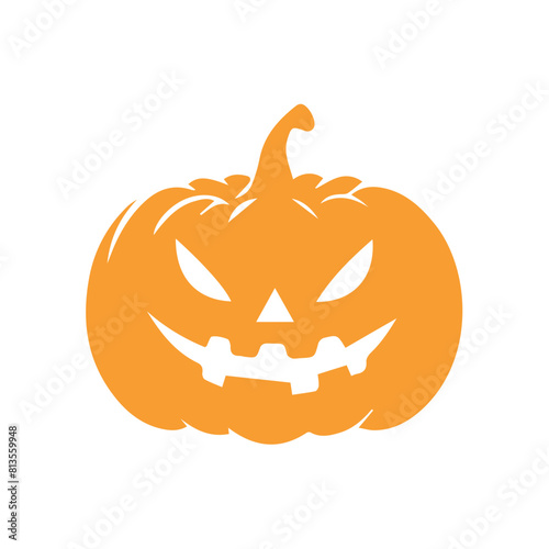 Scary Halloween pumpkin